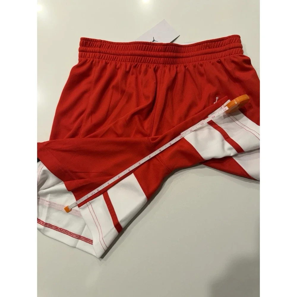 Jordan Stock Overtime Basketball Game Short Red White FQ5375-657 Mens M NWT